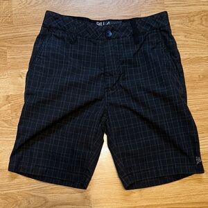 Billabong Black Grid Pattern Boy’s Shorts